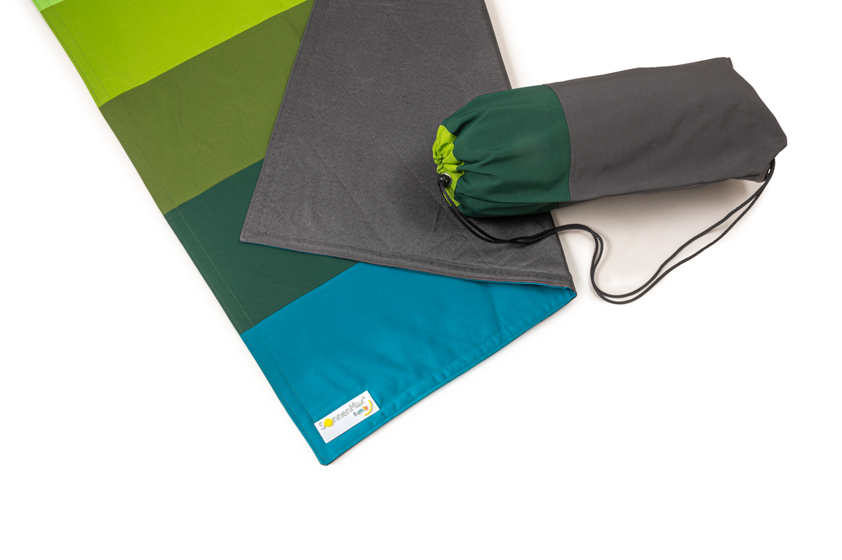 Multifunktions-Outdoordecke in petrol-grün Multifunktions-Outdoordecke in petrol-grün