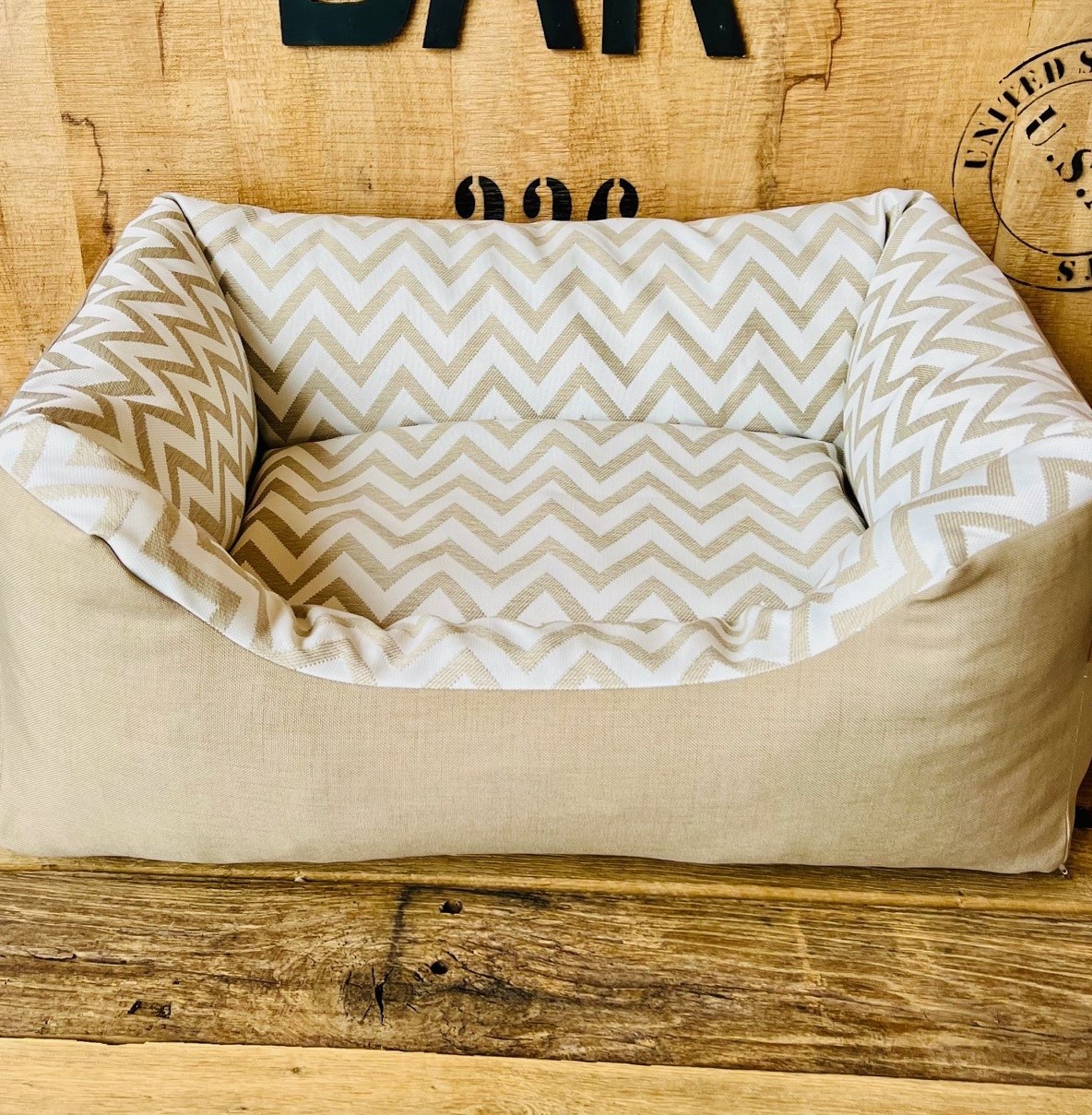 Designer-Hundebett in Beige | Master Dog Edition