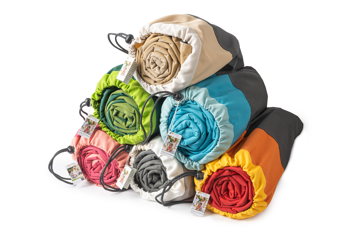 Multifunktions-Outdoordecke in grau-weiß Multifunktions-Outdoordecke in grau-weiß