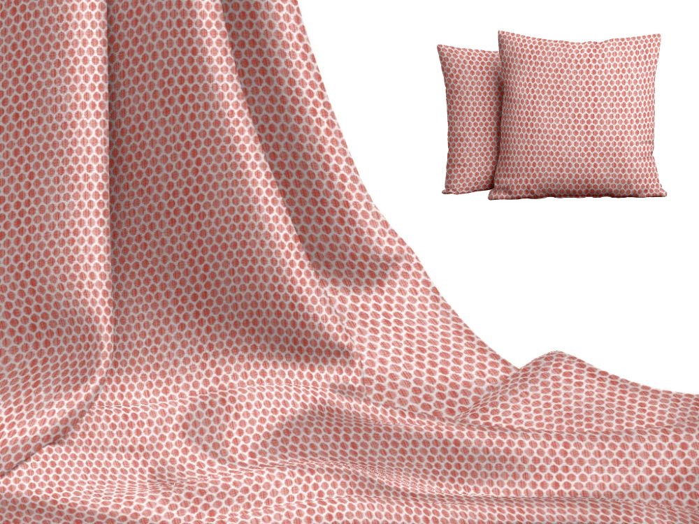 Stoff Meterware Barceloneta in Rot | Kollektion Barcelona IN&OUT Stoff Meterware Barceloneta in Rot | Kollektion Barcelona IN&OUT