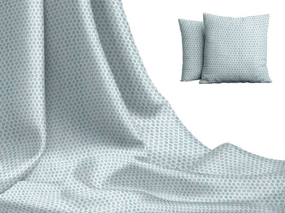 Stoff Meterware Barceloneta in Türkis | Kollektion Barcelona IN&OUT Stoff Meterware Barceloneta in Türkis | Kollektion Barcelona IN&OUT